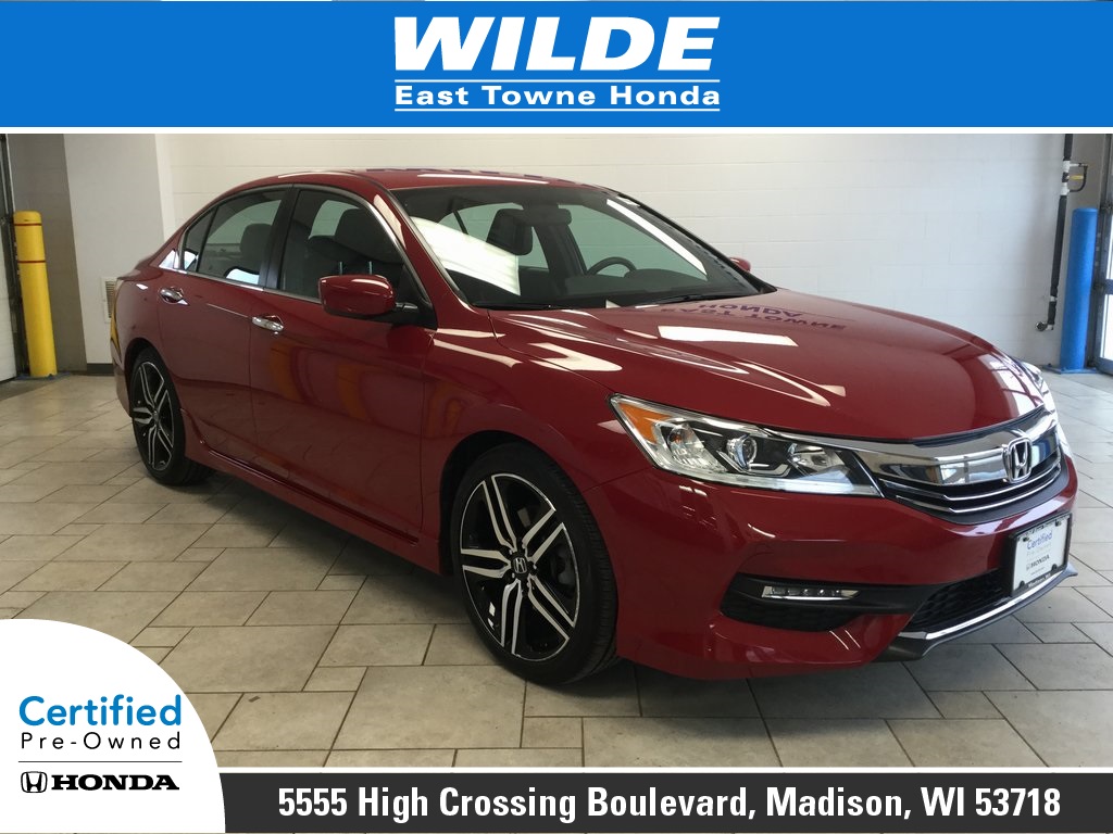 Certified Pre Owned 2016 Honda Accord Sport 4d Sedan In Madison Certified Pre Owned 2016 Honda Accord Sport 4d Sedan In Madison 23188a Wilde East Towne